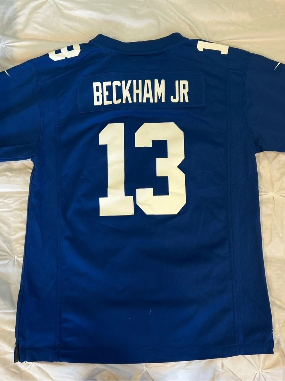 Nike Beckham Jr. Blue & White Jersey